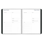 Blueline - Agenda Mensuel - 11 po H x 8 1/2 po l - Couleurs Assorties - Anglais-Section contacts
