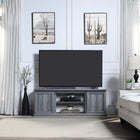 Manhattan Comfort - Meuble TV traditionnel Franklin 60 po - Gris-Recommandé pour un téléviseur jusqu'à 56 pouces