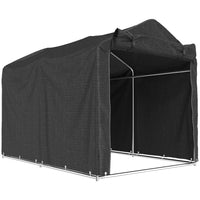 Outsunny - Tente de rangement de jardin 7 pi x 5 pi-Abri de rangement spacieux pour vélos, motos et plus encore  
