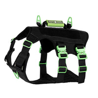 Healthy Harness - Harnais Absolute Adventure - Noir - L-Conception anti-traction et anti-étranglement – ​​prévient les pressions néfastes sur le cou et la gorge de votre chien pour des promenades plus sûres et plus saines