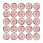 JAM Paper - Trombones circulaires - trombones ronds - rouges - paquet de 50-Ces trombones colourés sont parfaits pour organiser les papiers à la maison, à l'école ou au bureau