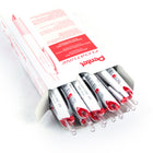 Pentel - Floatune Stylo à Bille Amélioré - Pointe 0,5mm - Encre Rouge - Paque de 12-Le corps entièrement blanc mat procure un style épuré et sophistiqué qui correspond à une esthétique minimaliste de grande qualité