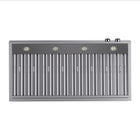 KUCHT KRH480-SS 48 po Hotte sous armoire - avec commandes numériques - 1200 CFM - Acier inoxydable-Fonction d’arrêt temporisé de 5 minutes qui maintient la hotte en fonctionnement après la cuisson pour garantir l’évacuation de la fumée et des odeurs sans modifier le réglage des lampes