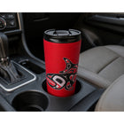 Oscardo - Tasse de voyage avec motif artistique autochtone Saumon de Jamie Sterritt-Acier inoxydable à double paroi - Tasse de voyage durable de 330 ml (11,2 oz) avec isolation à double paroi qui garde les boissons chaudes jusqu’à 5 heures et froides jusqu’à 12 heures