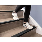 WeatherTech - Améliore l’adhérence dans les escaliers avec StairEdge - 35.5 po - Noir - Paquet de 5-La bande adhésive utilisée pour coller le produit à la marche est résistante à l’eau, de sorte que chaque revêtement StairEdge peut être lavé avec une vadrouille.