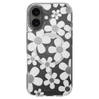 SwitchEasy - Étui Fleur 3D MagSafe Blanc pour iPhone 17 - Blanc-Motif 3D IMD : technologie de décoration intérieure à film IMD double couche, créant un effet visuel stéréoscopique 3D