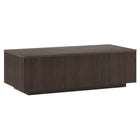 Hudson&Canal - Table basse rectangulaire Reyes 48" L - Brun aulne-Un design contemporain moderne pour votre salon, votre bureau et plus encore