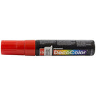 JAM Paper - Marqueur à peinture acrylique - Pointe géante - Rouge (526415RE)-L’encre est de la peinture acrylique à base d’eau qui s’étend en douceur. Ces marqueurs à peinture polyvalents peuvent être utilisés pour égayer toute surface ou tout projet!