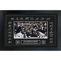 Los Angeles Kings 2014 Stanley Cup Replica Signature Frame - Impression encadree - 35" x 23"-Qualité supérieure - print framed