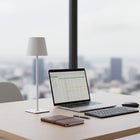 Xtricity - Lampe de table tactile LED portable Lucie - Blanche-Température de couleur 3CCT sélectionnable : blanc doux, lumière du jour et blanc froid