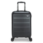 Roots - Chalet 19 po Valise de cabine rigide - Noir-Fabriqué à partir d'un matériau ABS léger de haute qualité et idéalement conçu pour faire face aux chocs lors des voyages, et aux événements météorologiques.