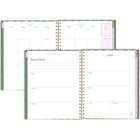Cambridge - Cherrywood Lane Agenda hebdomadaire/mensuel 2026-2027 - 11 po H x 9 po l - Piper Stripe - bilingue-12 mois de planification académique hebdomadaire/mensuelle
