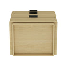 Manhattan Comfort - Table de nuit moderne Payton 26" - Chêne naturel et noir-Garantie limitée du fabricant de 30 jours