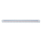 Staedtler® - Règle triangulaire Mars, Imperial Engineers-Gradations gravées et rainures à codage couleur pour une identification facile