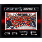 Florida Panthers 2025 Stanley Cup Champions 16x20 Championship Frame - Impression encadree - 20" x 16"-Qualité supérieure - virtual frames