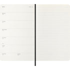 Moleskine - Agenda semainier  Classic 18 mois 2026-2027 - couverture souple - 12 -7 x 21 cm - noir - Anglais-4