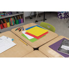 Pacon - Carrés effaçables à sec autocollants – 5 couleurs assorties – 10 po x 10 po - 10 pièces-Ces formes amovibles collent à presque toutes les surfaces propres et sèches, y compris les tableaux blancs, les bureaux, les portes, les fenêtres, les armoires, les miroirs, les murs légèrement texturés, les planchers, le plexiglas, les appareils électroménagers et bien plus encore