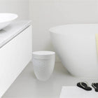 Panier ronde de salle de bain 7 L Modern Homes-Couleur :  blanc