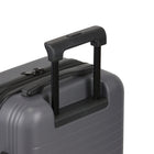 Bugatti - Valise de cabine à coque rigide, 21.50po  de la collection Dubai - Charbon-Intérieur doublé emblématique avec panneau de séparation, poches pratiques et sangles de serrage pour garder le contenu organisé et en place