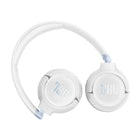 JBL - Tune 680NC Casque supra‑auriculaire sans fil avec réduction de bruit - Blanc-2 micros avec technologie de formation de faisceaux pour des appels parfaits