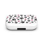 MyBat - Écouteurs Open-Ear XL MyBat Design Lab - Paw Prints & Hearts - Blanc-Connexion Bluetooth - Appairage instantané pour une écoute sans fil fluide