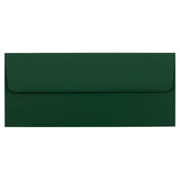 JAM Paper Enveloppes commerciales #10 - 4,125" x 9,5" - Vert foncé - Paquet de 1000-Couleur : vert chasseur / vert foncé forêt