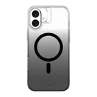 AXS - Crystal Shield Étui D3O fabriqué avec du plastique recyclé MagSafe compatible pour Apple iPhone 16 Plus - Fumé Dégradé-Protection anti-UV pour afficher clairement le design original de votre cellulaire