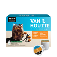 Van Houtte -  Capsules K-Cup de café infusé sur glace caramel vanille torréfaction moyenne - paquet de 10-Goût : une torréfaction corsée conçue pour faire le café glacé parfait. Rendez chaque moment savoureux avec notre mélange caramel vanille.