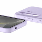 Avana - Coque Velvet Compatible MagSafe Galaxy S25 - Lavande-Protection contre les chutes jusqu'à 3 mètres