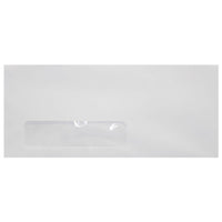 JAM Paper - Enveloppes à Fenêtre #10, Blanc Brillant, Laser Safe, 4 1/8 x 9 1/2, Paquet de 50-Enveloppes à fenêtre n° 10 (4 1/8 x 9 1/2)