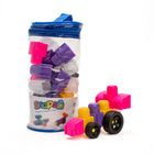 Snapo Jr. - Kit de construction de princesse - 40 pièces-Ce kit comprend 40 pièces : Blocs Standards, Roues, Hélices, Blocs Spécialisés (Axes, pentes, etc.)