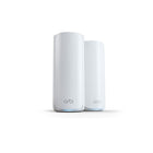 Netgear - RBE772-100CNS Orbi 770 Series Full Home Tri-Band Mesh - Système Wi-Fi 7 - Paquet de 2-Performances Wi-Fi 7 de pointe, Wi-Fi dans toute la maison avec des vitesses Wi-Fi jusqu'à 11 Gbit/s et une couverture à 360° jusqu'à 5 500 pieds carrés, de la porte d'entrée à la cour arrière