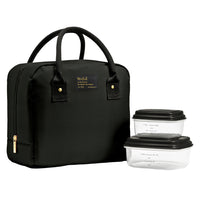 Fit + Fresh - Sac à lunch bloomington avec 2 contenants - noir-Du travail à la fin de semaine, ce fourre-tout isotherme transporte plus que votre lunch. Il sert de sac pour bouteille, mini sac-glacière ou trousse à cosmétiques… Parfait à l’année