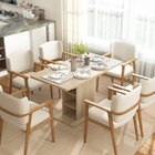 HOMCOM - Table à manger extensible 43,3 po-51,2 po avec étagères de rangement ouvertes pour 4-6 personnes - bois naturel-Le compartiment de rangement sous le plateau garde la rallonge propre et accessible 
