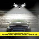 Bell+Howell - Éclairage d'atelier à DEL TriBurst Colour Select - 5 500 lumens-Ultra-durable : Construit en acier, le Triburst est conçu pour une durabilité maximale et est complètement résistant à la rouille, garantissant que chaque Triburst durera des années.