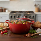 JS Gourmet - Casserole 6,6 Qt – Rouge cerise-Va au four