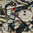 TerraCycle - Fournitures d'art - Zero Waste Box- Moyenne-Inclus : boîte de collecte durable imprimée en couleur avec doublure interne, étiquette d’expédition UPS prépayée pour le retour, et recyclage des déchets collectés.