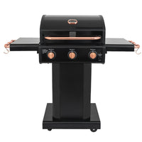 Kenmore - Barbecue au gaz sur piédestal à 3 brûleurs - Noir/cuivré-Type de combustible : propane.
