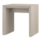 Hudson&Canal - Table d'appoint rectangulaire Oswin de 56 cm de largeur, , blanc aulne-Le plateau de table a une capacité de poids de 35 lb
