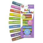 Kwik Stix - TPG680-2 Peinture à tempera solide - tons pastel - 10 par paquet - 2 paquets-SÉCHAGE RAPIDE : Sèche en moins de 90 secondes, offrant un plaisir sans dégâts pour les enfants de tous âges.