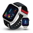 My Play Watch - Tetris-Affichage rétro de l'heure : Personnalisez le cadran de votre montre avec des graphismes Tetris, des illustrations classiques et des motifs pixélisés qui rendent hommage à la riche histoire du jeu