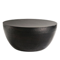 Modway - Mella 32 pouces Métal martelé Table basse - Noir-Table basse en métal de 32 pouces