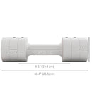Soozier - Haltères réglables 11 lb, lot de 2-Ensemble d’haltères à main réglables 