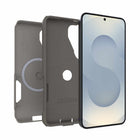 Otterbox - Étui Commuter Étui avec aimants pour Samsung Galaxy S26, Grey Comfort-Les bords surélevés protègent la caméra et l'écran.