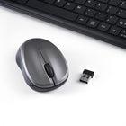 Verbatim - Clavier et souris sans-fil silencieux - Noir-Pieds à inclinaison réglable pour plus de confort et de flexibilité.