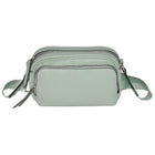Nicci - Sac à bandoulière pour femme avec poche avant zippée - Vert-Poche intérieure zippée et poche pour téléphone portable