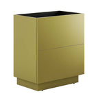 Modway - Quantum 30" Armoire de toilette de salle de bain (lavabo non inclus) - Or-Vanité de salle de bain moderne