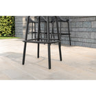 Suncast - Tabourets de bar d’extérieur, gris froid, paquet de 2-Construction résistante aux intempéries offrant une protection contre l’eau et les rayons UV