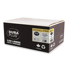 DuraPlus - Sacs à ordures - LLDPE - 35 po x 50 po - Régulier - Noir - Paquet de 200 -Résistance : Régulier