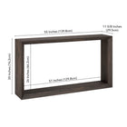Hudson&Canal - Console Osmond 55" L - Brun aulne-9